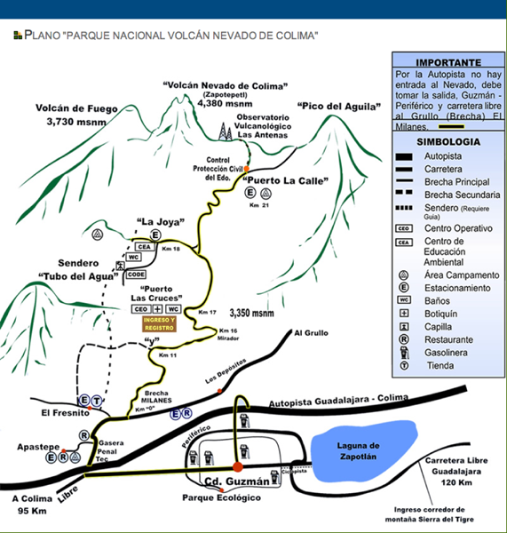 Campamento al Nevado de Colima